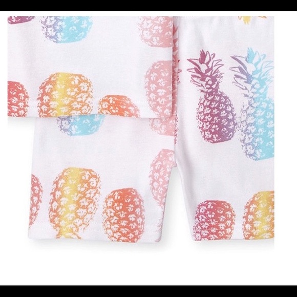 NWT 6x 7 ALOHA pineapple rainbow 4p pajamas childrens place summer easter spring - Picture 5 of 12